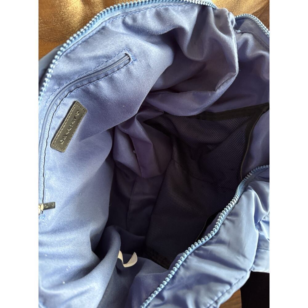 Bearpaw Bag Style Blue Quilted Zipper Shoulder Bag - Picture 13 of 13